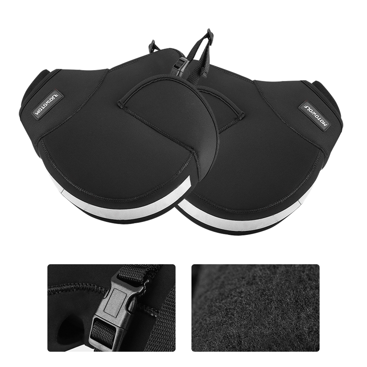 Motorcycle Handlebar Gloves Muffs Winter Warm Handle Gloves Waterproof Windproof Motorbike Handle Bar Hand Cover Muffs Parts dbce8 5 23a31