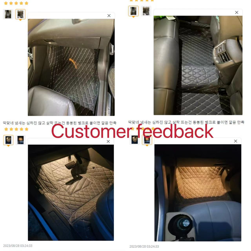 Custom Floor Mats for Kia K9 2013-2017 Cadenza Carnival Niro Opirus 2004-2008 Years Interior Details Car Accessories