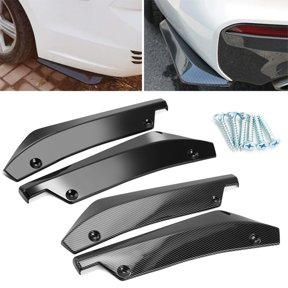 2Pcs Universal Car Rear Bumper Lip Diffuser Splitter Scratch Protector for Hyundai ix35 iX45 iX25 i20 i30 Sonata,Verna,Solaris