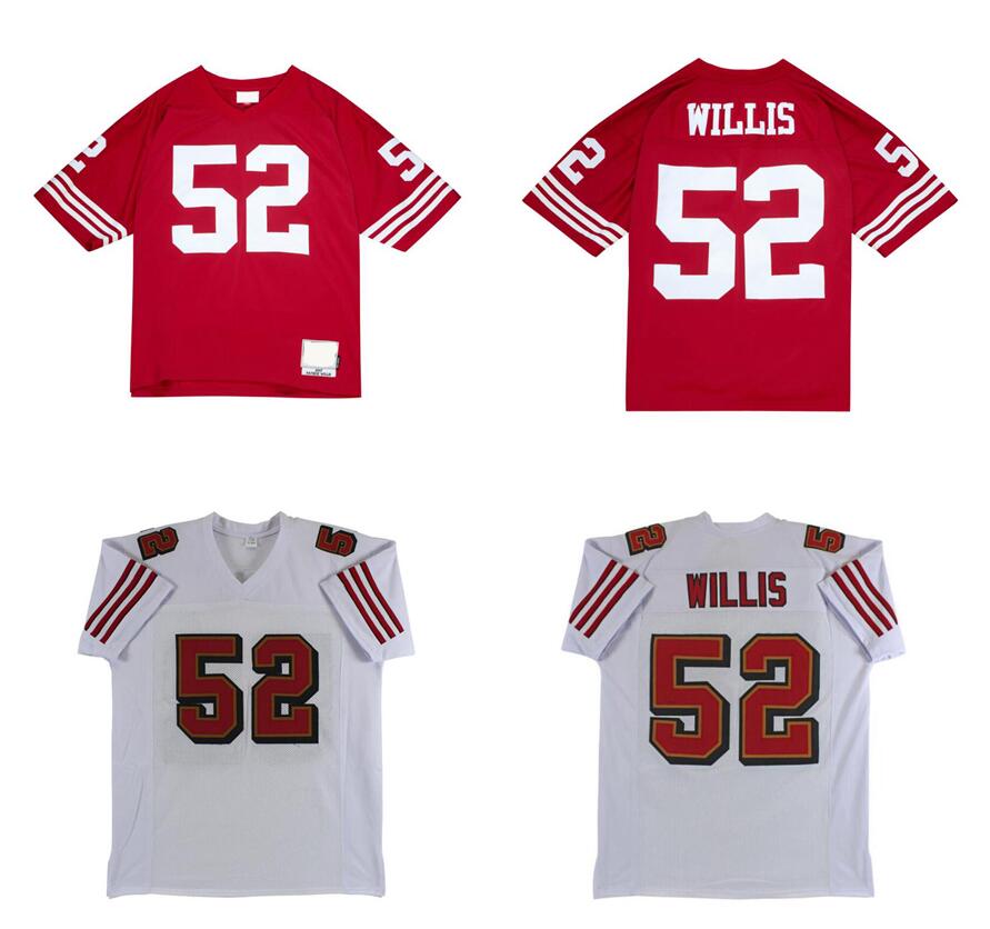 ed football Jerseys 52 Patrick Willis 2007 mesh Legacy Retired retro Classics Jersey Men women youth S-6XL