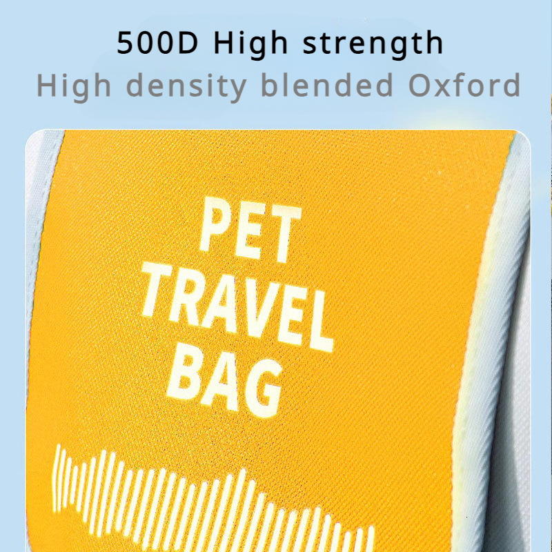 Foldable Musical Rhythm Large Capacity Puppy Carrier Backpack Cats Transport Wear-Resistant Breathable Cat Supplies