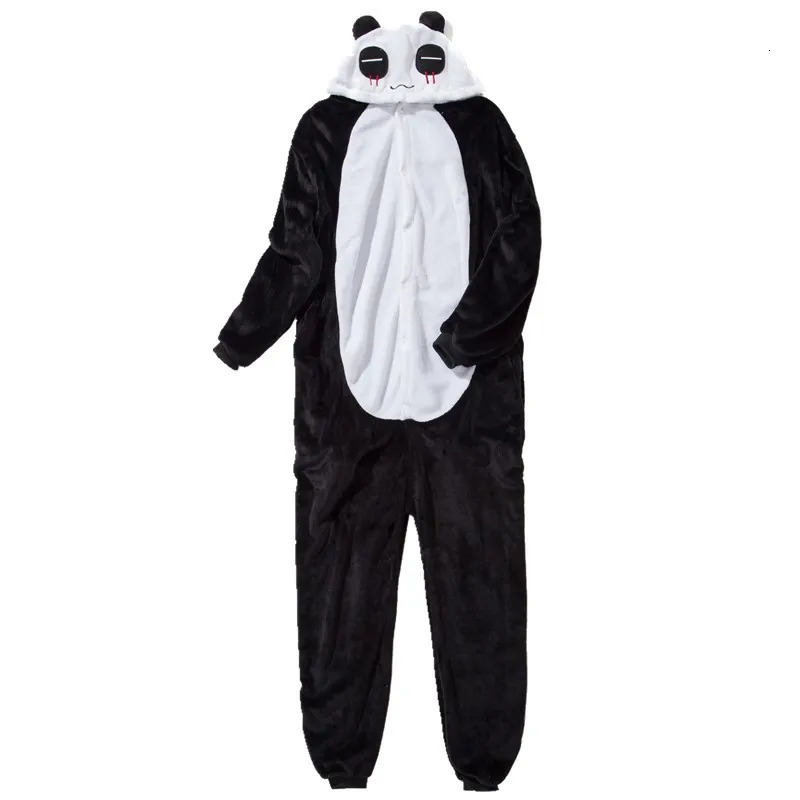 Winter Adults Kigurumi Animal Anime Panda Onesies Women Men Pajamas Onepiece Halloween Christmas Hooded Cartoon Onesie Costumes 241112