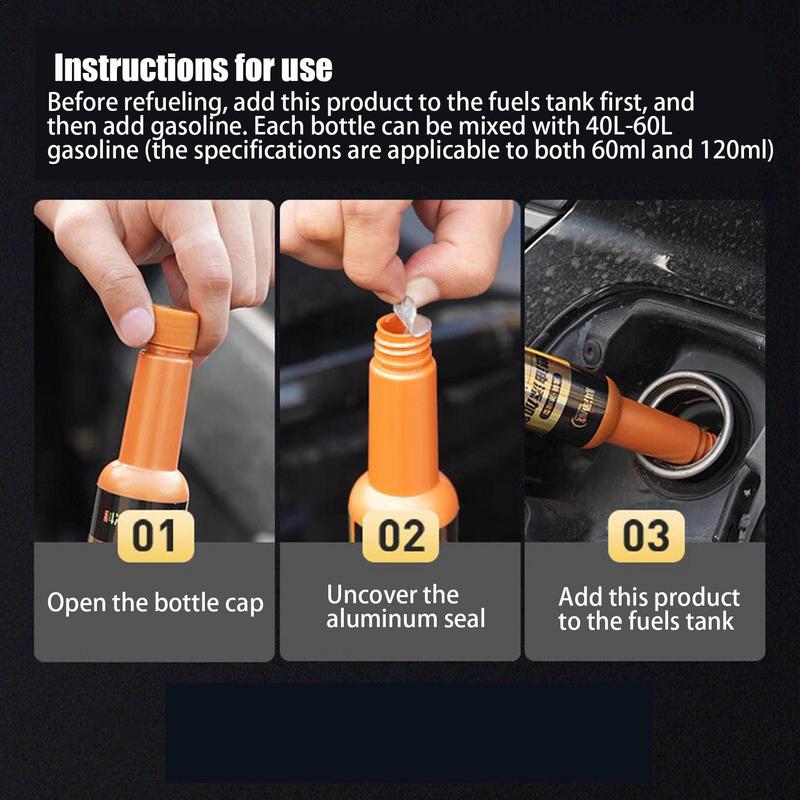 120 ml Gasolines Injector System Car Gasoline Diesel Fuel Gas Oil Additive Fuels Cleaner