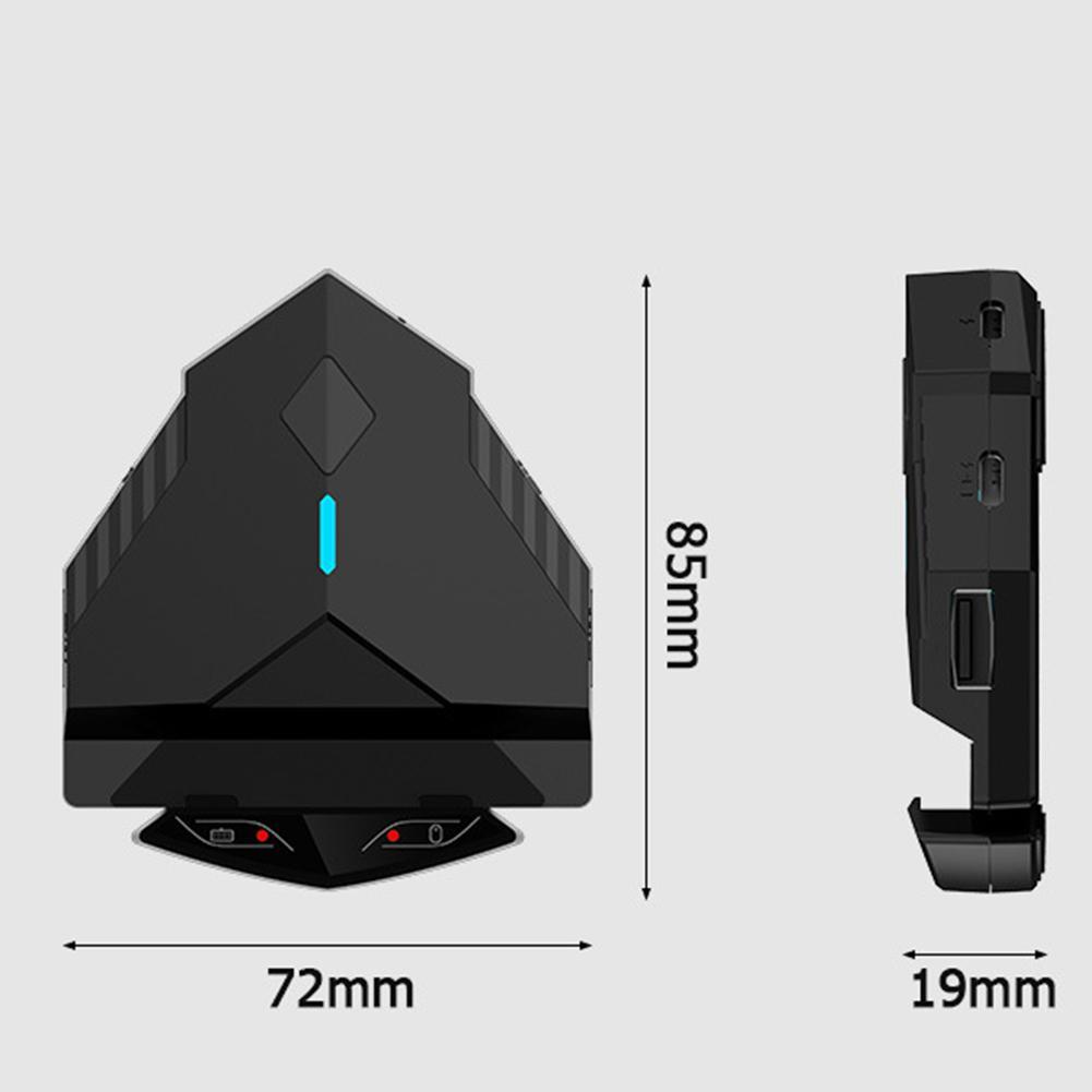 Lingzha 3/2pro Bluetooth Game Control Keyboard And Mouse Adapter Phone Pubg Phone Triggers For Mobile Gaming Android Lingzha 3