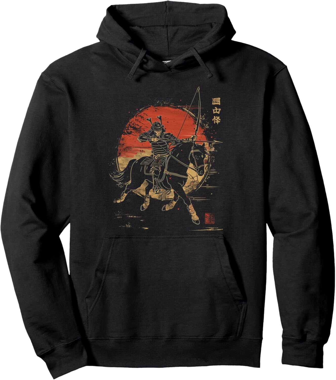 Hoodie for Mens Womens Samurai Warrior Horse Japan Anime Graphic History Lover Pullover Hoodie Graphic Hoodies sweatshirt