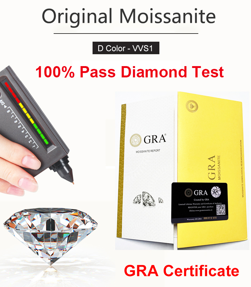 Orignal Color Moissanite Loose Stones 3-6Carat Radiant Moissanite Diamonds Stone Green Ice Flower Cut Moissanite Loose Diamonds