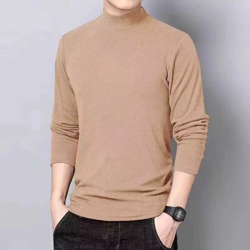 Epligg new knitted womens sweater simple mens sweater basic turtle neck knitted sweater sweet underwear fashionable mens clothing W2411111