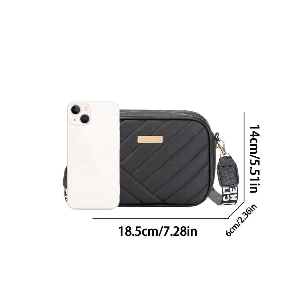 Rolg strip camera 2024ladies Crossbody women's new storage shoulder mobile phone bag