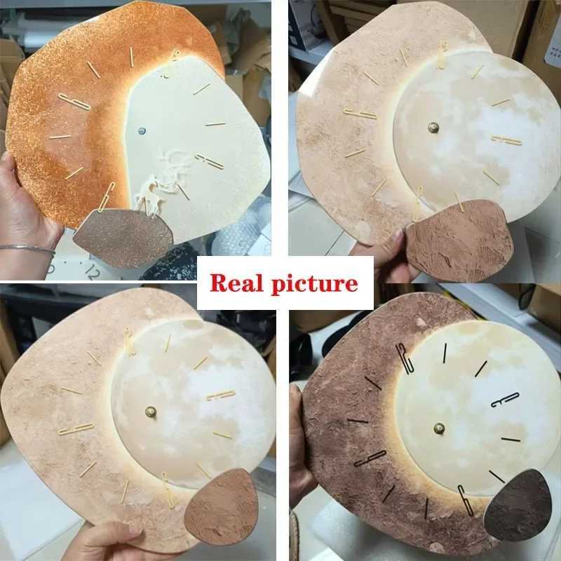 Wall Clocks Creative Unique Clock Living Room Large Modern Art Design Retro Home Decor Painting J241112 H250116
