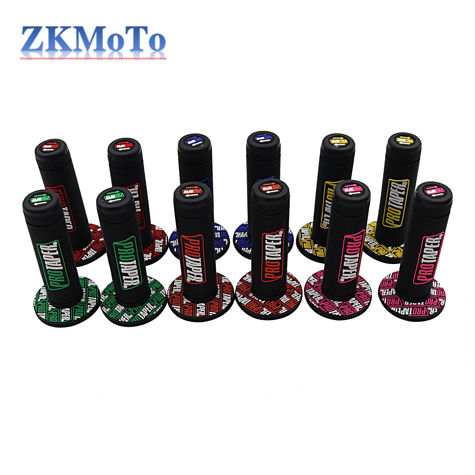 7/8" 22mm Handle Grips Pro taper Motorcycle Grips Protaper Dirt Pit Bike Motocross Handlebar Rubber Gel Hand Grip Brake Hands