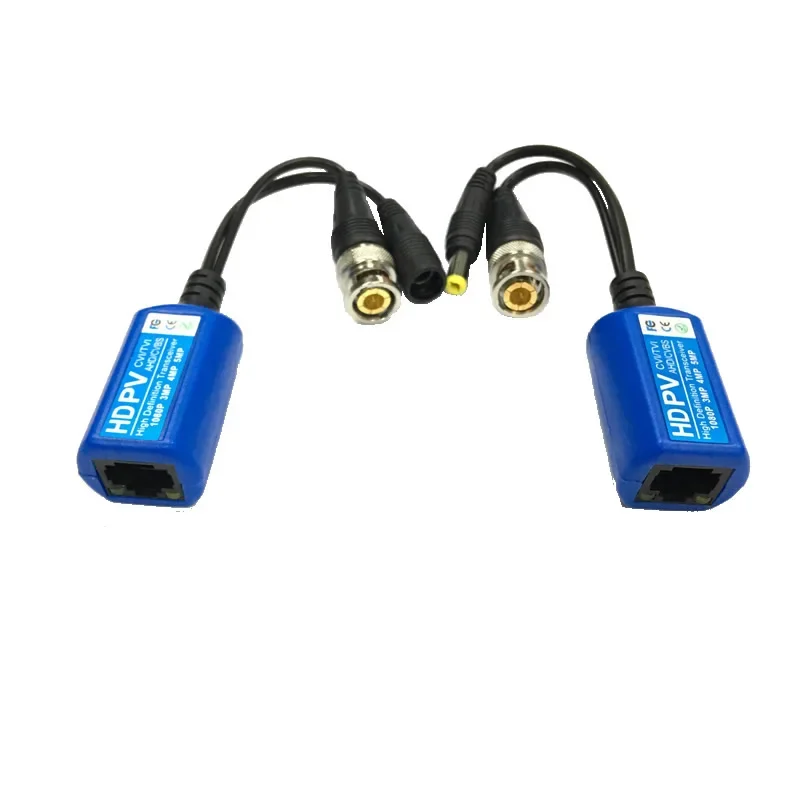 For 2MP 3MP 4MP Anpwoo 215PV 200M Range For HD CVI/AHD/TVI Twisted BNC CCTV Passive Transceivers Cat5 CCTV UTP Video Balun IPC