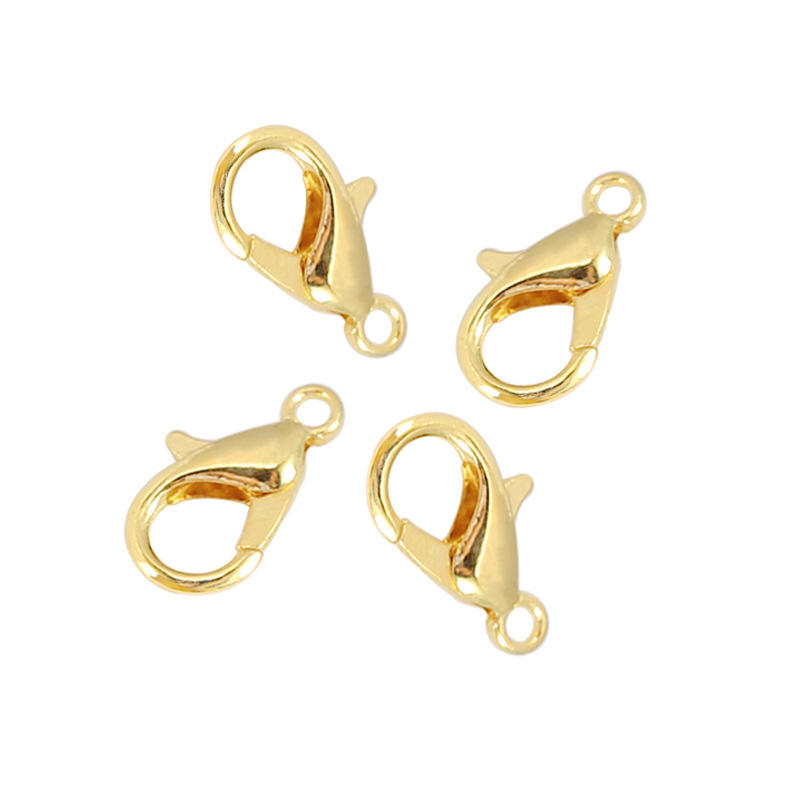 Versatile Zinc Alloy Latch Hook Key Ring Ideal for Keys & Accessories golden thousand A pack of 1000 pieces