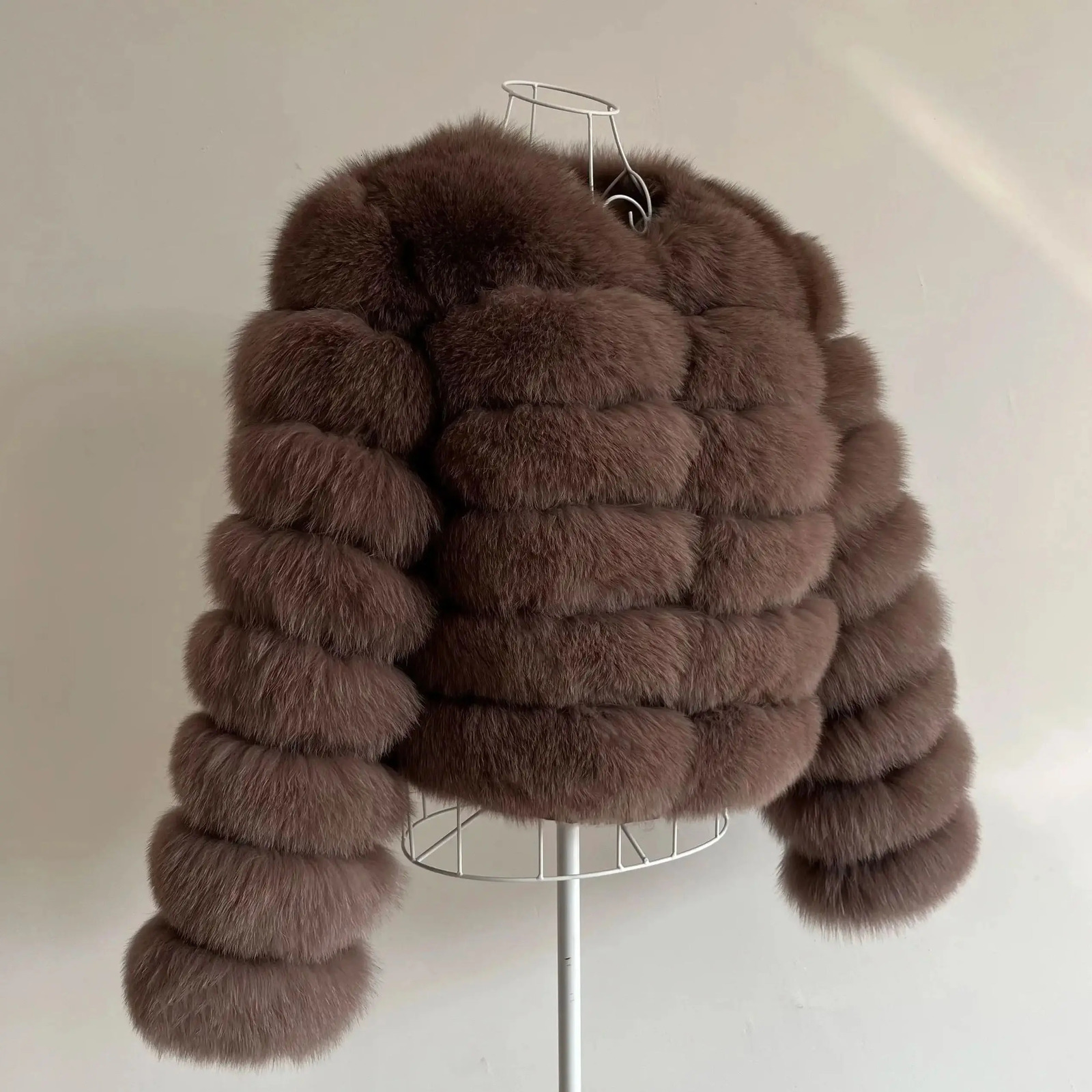 Natural Real Fur Coat For Womens Warm Winter Jacket Vest Fashion Short Furry 2024 Clothes Women 9XL 241112