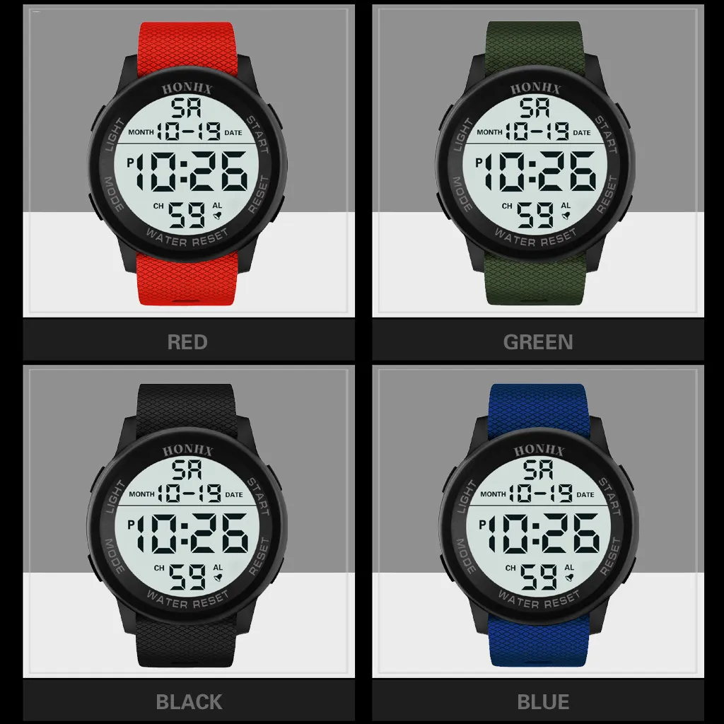 Luxury Men Analog Digital Watches Mens 2023 Military Sport Led Wrist Watch Vintage Luminous Electronic Watches Hombre