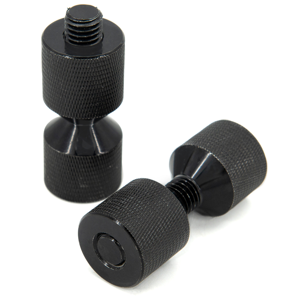 Aluminum 1-1/8inch 2 Alignment Firm Flange Arrangement Pin Two Hole Pins Set Handy