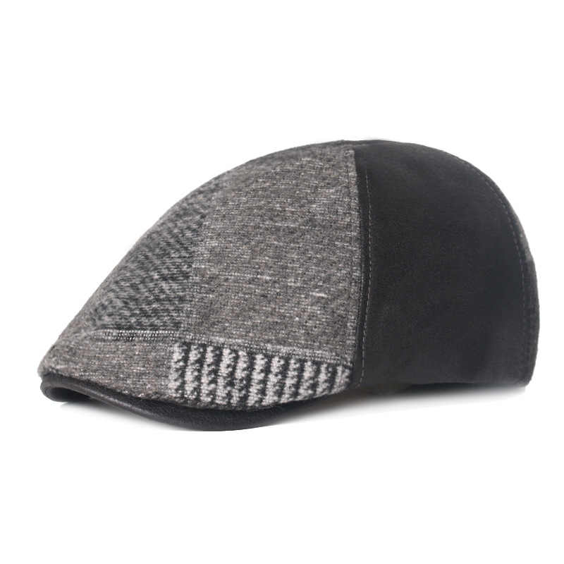 Woolen Felt Beret British Retro Peaked Cap Autumn Winter Men Women Flat Newsboy Caps Painters Hat Hip Hop Berets Gorras 8f213