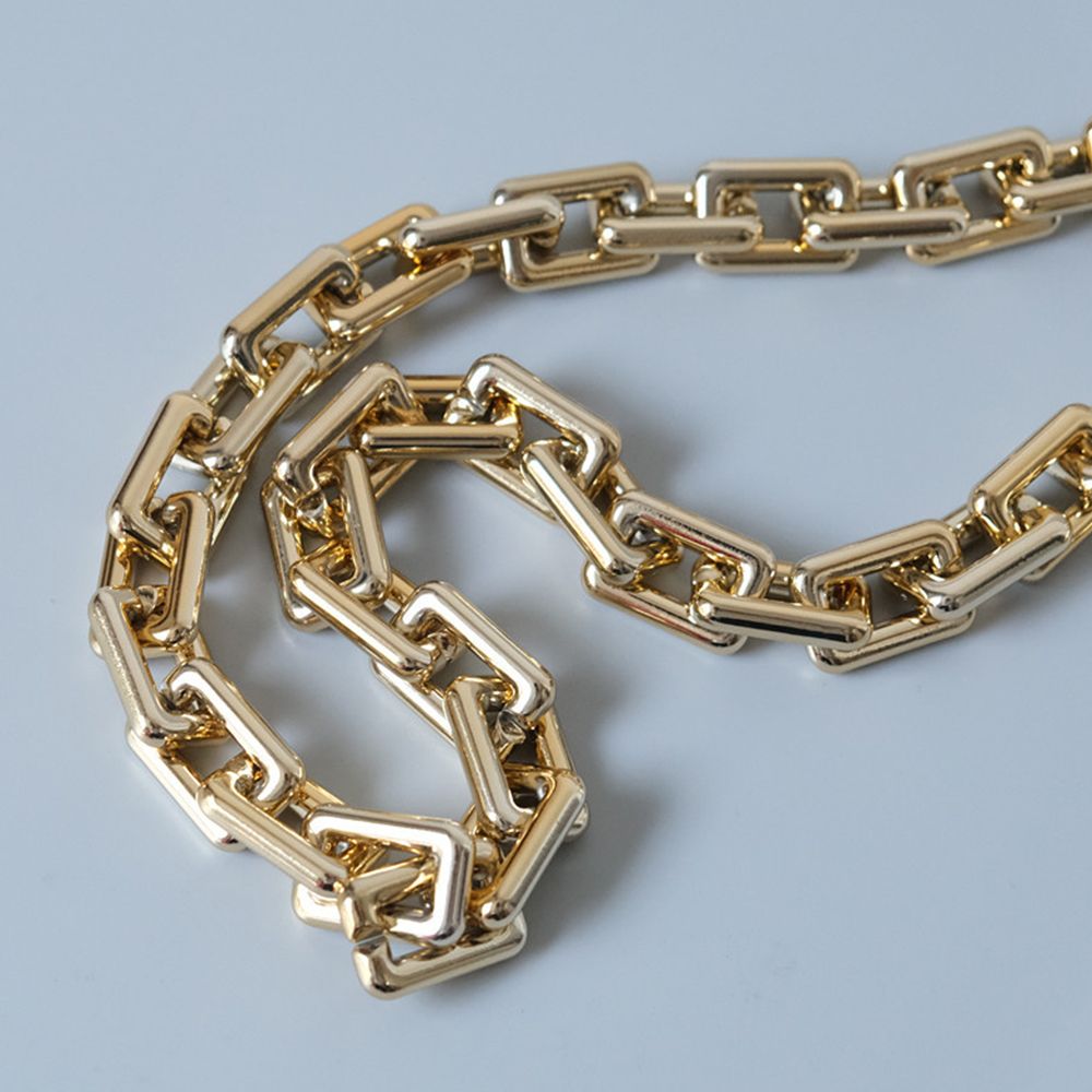 Sturdy Buckles Shining Handbag Accessory Replaceable Purse Chain Shoulder Bag Handle Metal Bag Strap Hardware Bag Belt