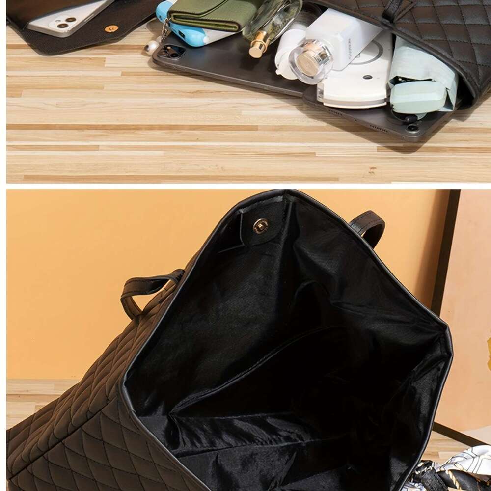 Tote women's dia lattice shoulder wholesale large capacity son and mother two-piece set bag texture handbag