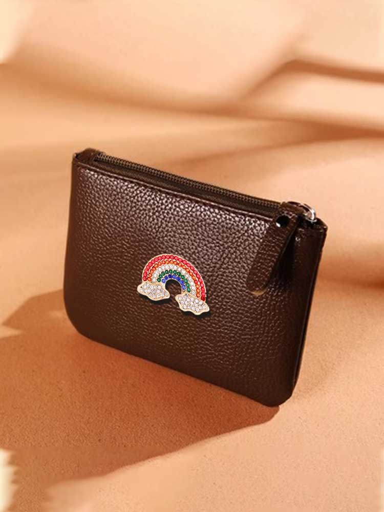 Women's Key Wallets - PU Quality Scratch-Free Design Modernism Luminous Sphere Decor e18ab