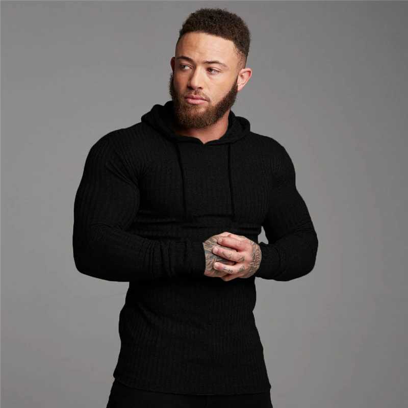 Winter fashion warm hooded sweater mens turtle neck mens sweater ultra-thin fit pull rod mens classic sweater mens knitted pull rod W2411111