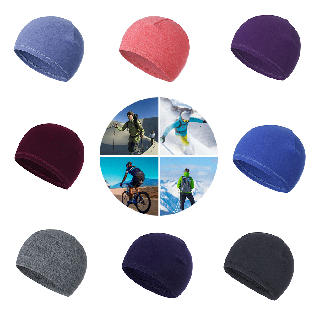 Men Women Warm Breathable Fleece Cap Multi-energy Outdoor Cycling Headgear Sports Autumn Winter Warmming Hat
