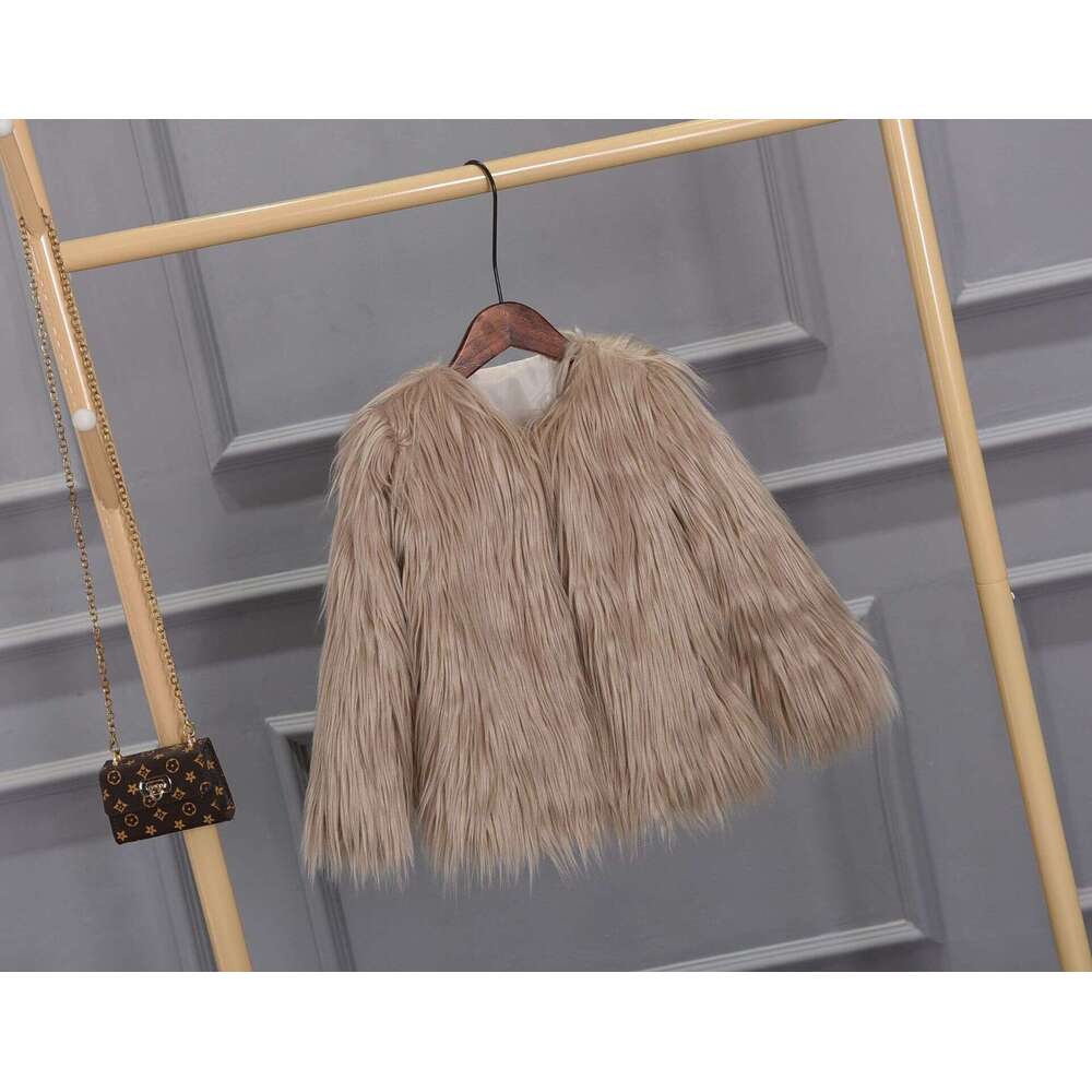 shanshi fur coat women Faux high-end and ladylike temperament faux fur fashionable coat street photography versatile coat