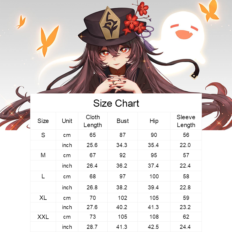 Hutao Cosplay Game Genshin Impact Cosplay Costume Hu Tao Chinese Style Uniform Wig Set Halloween Costume Clothing for Women ff68e