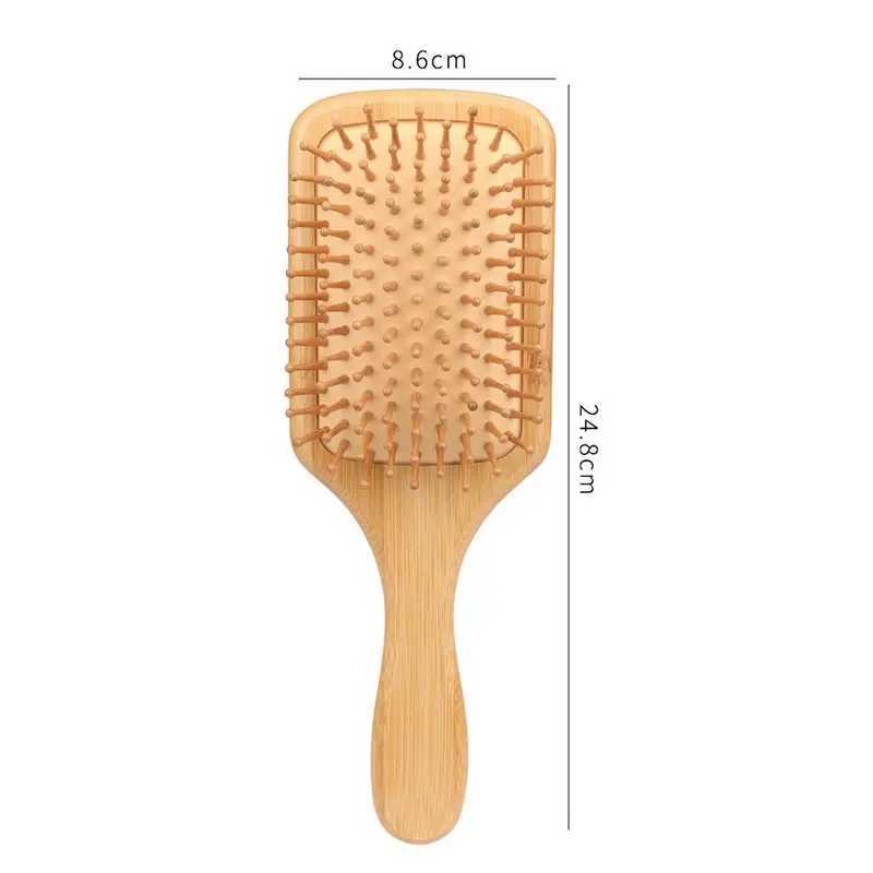 High quality bamboo scalp massage comb hair brush improves hair growth and prevents hair loss comb W241112