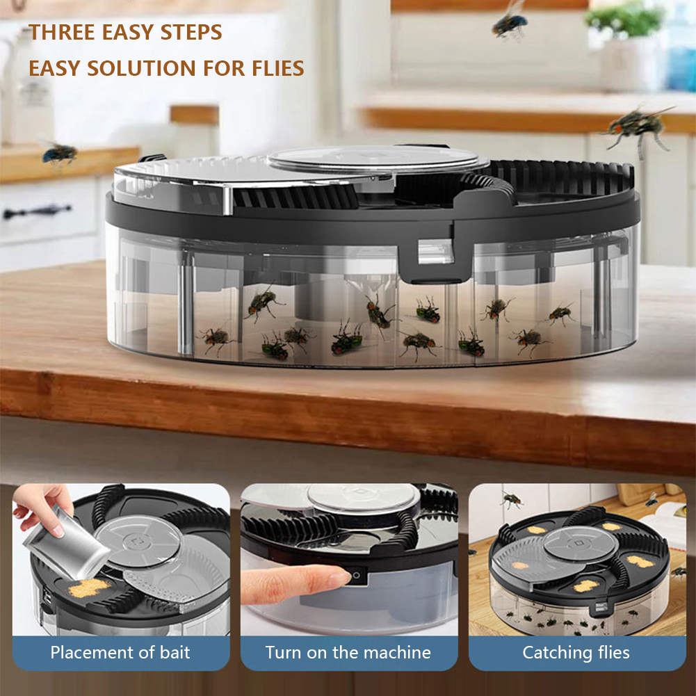 Fly Trap Pest Control Catcher Household Home Kitchen Automatic Pest Catcher Removable Insect Pest Catcher
