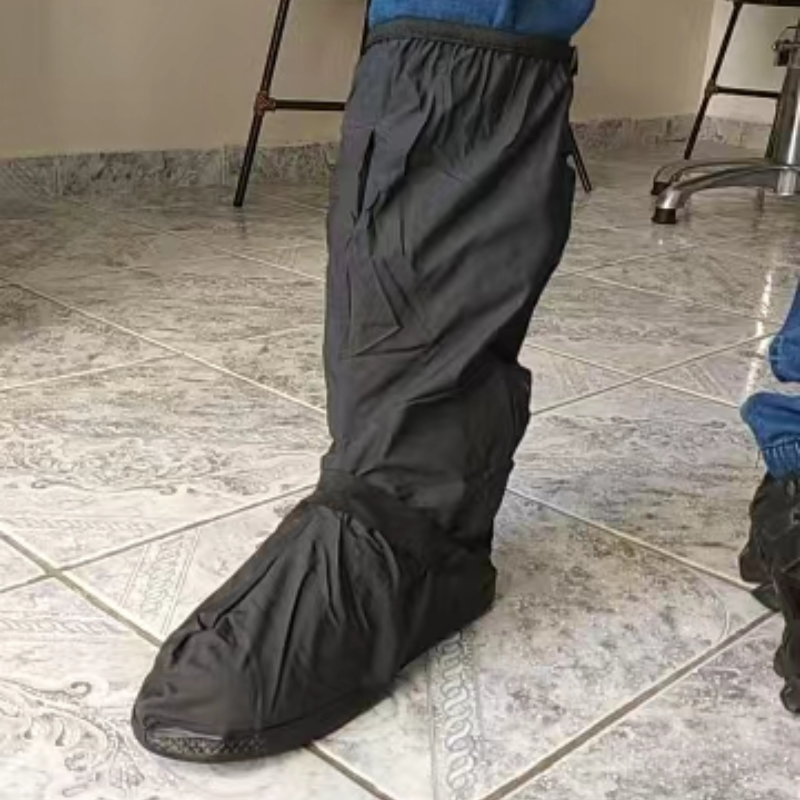Motorcycle boots, shoe covers, waterproof, non-slip, anti-fouling, anti-sand and dirt, high-tube motorcycle accessories 81752