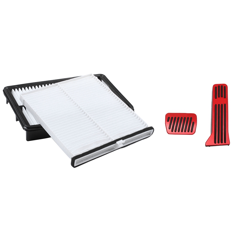 Engine Air Filters CX-5 KD45-61-J6X & 2X No Drilling Accelerator Pedal Covers For Mazda 2 3 6 CX-3