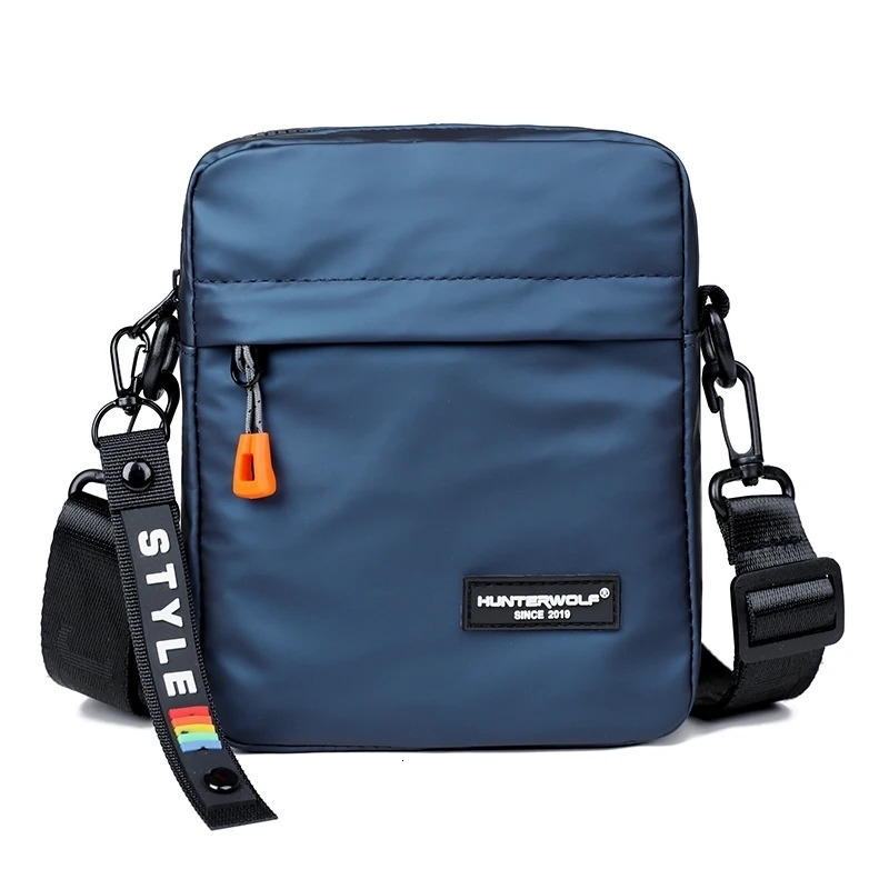 Simple Mini Men Crossbody Bag For Phone Side Casual Waterproof PU Leather Small Messenger Sling Bags 241111