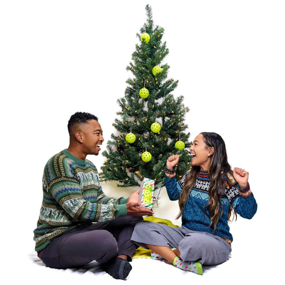 Pickleball Pendant Ornament Set Stylish Unique Christmas Tree Hanging Ornaments for Party Birthday Gifts Handbag Backpack Wallets