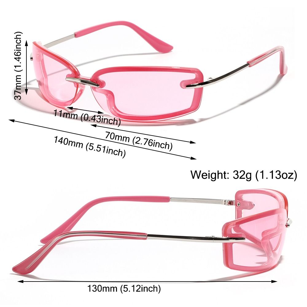Y2K Wrap Around Sunglasses for Women & Men, 2000'S Punk Sunglasses, Candy Color Sun Glasses Goggles Shades UV400 Eyewear