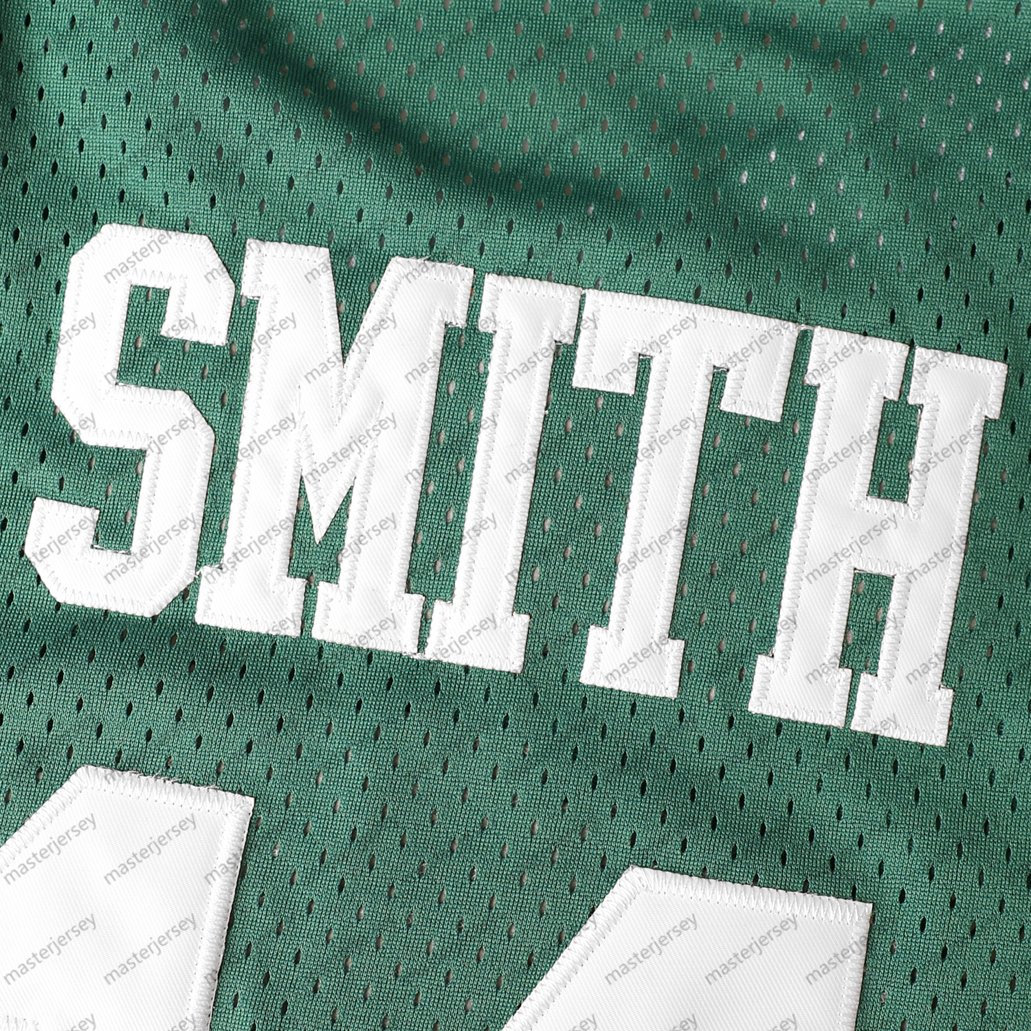 #14 SMITH Men's Basketball Jersey Sweatshirt - Embroidered Movie Mesh Letters & Numbers, Crew Neck Sleeveless Training Vest, Loose Fit Athletic T