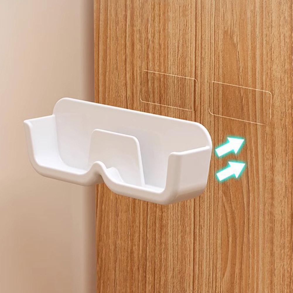 Glasses Wall Hanging Stand Holder Eyewear Storage Display Case Shelving Adhesive Sunglasses Wall Display Organizer Rack