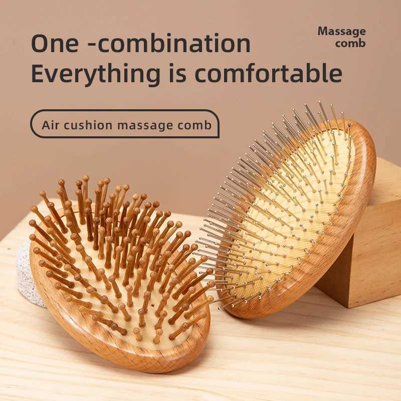 Home>Products>Wooden Combs>Professional Health Pads Hair Loss Massage Brushes Portable Mini Combs Scalp and Hair Care W241112