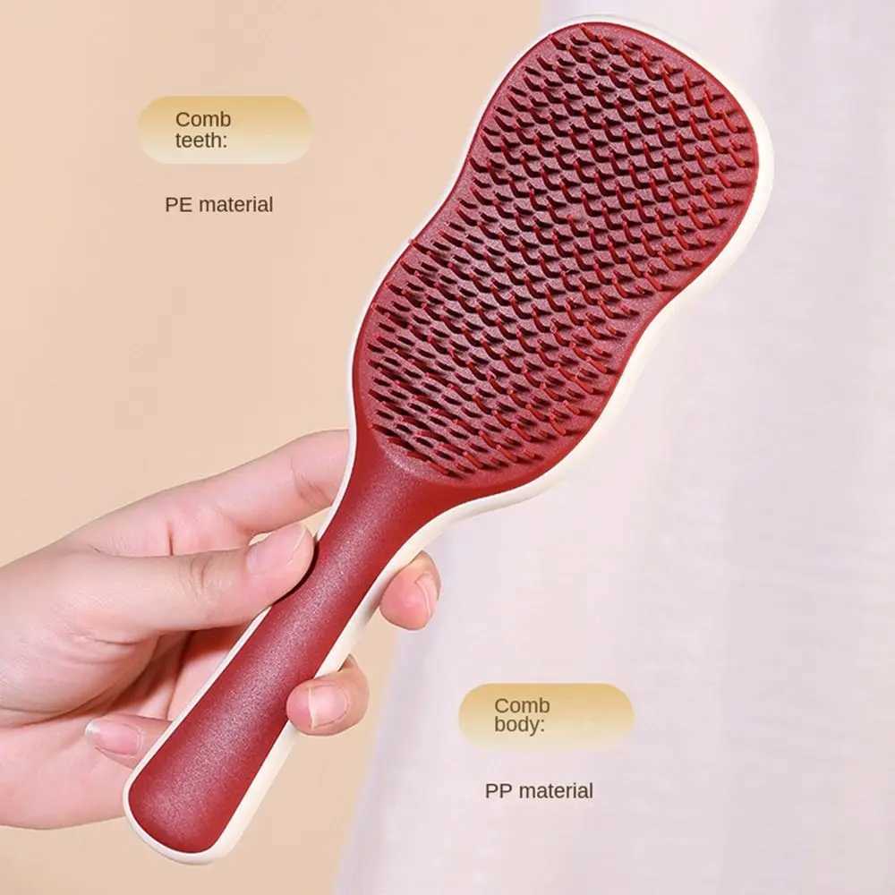 Head massager Airbag comb Anti static reduces hair loss Air cushion comb Anti knot Anti friction scalp massage comb for girls W241112