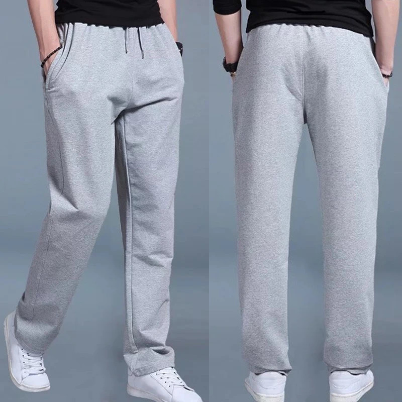 Spring/Autumn Jogger Mens Jogging Pants Knitted Sportswear Trouser Oversized Wide Leg Clothing 241111