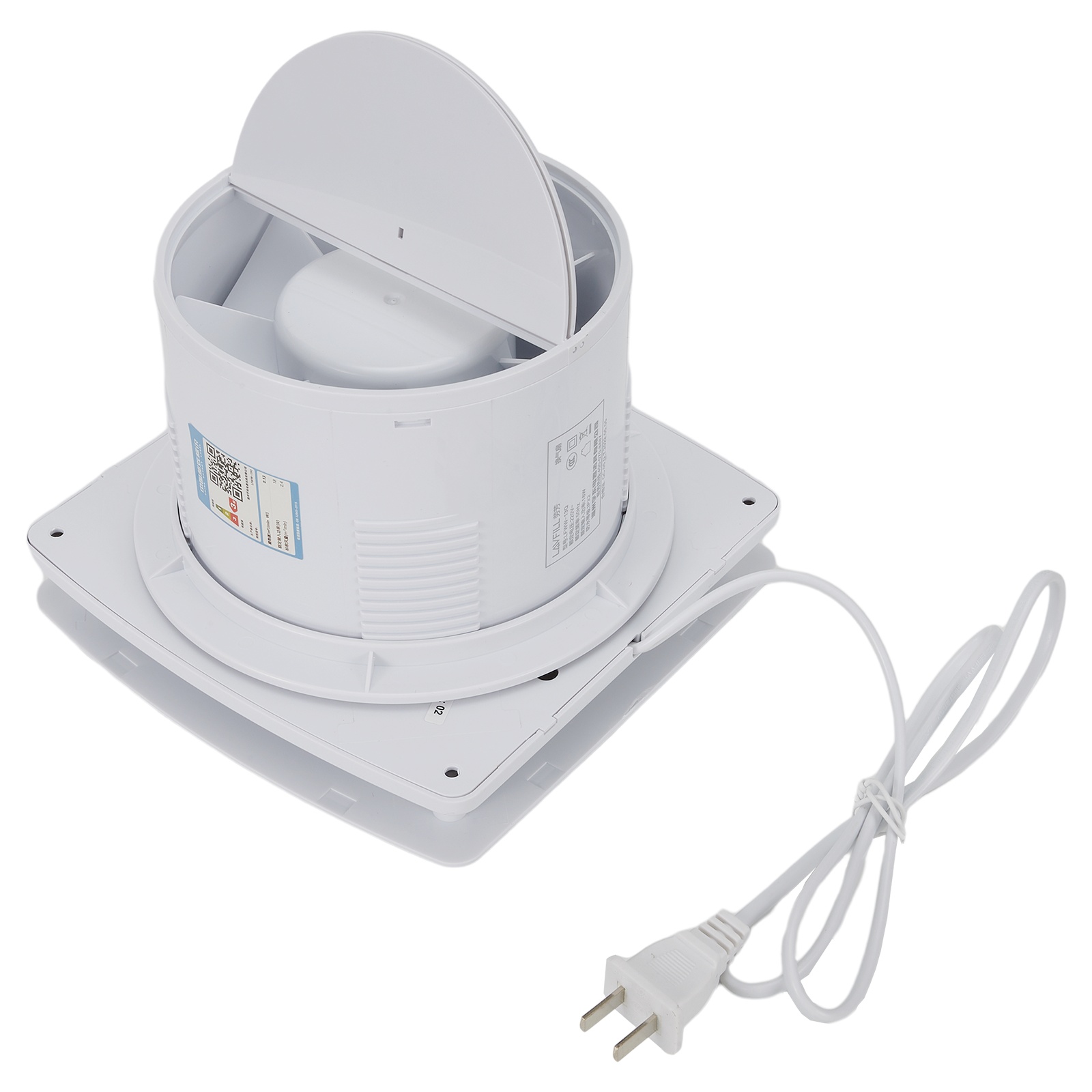 6-inch Silent Exhaust Fan Suitable For Hotel Engineering Bathroom Low Noise Ventilator Fan Hotel Wall Silent Extractor