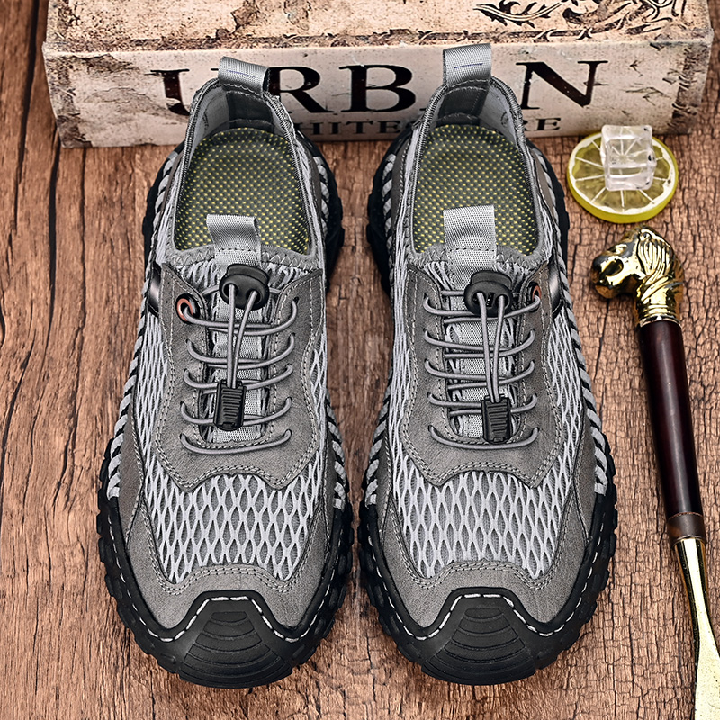 Summer New Mesh Men Sneakers Fashion Breathable Walking Casual Shoes for Mens Shoes Slip On Handmade Loafers Zapatillas Hombre