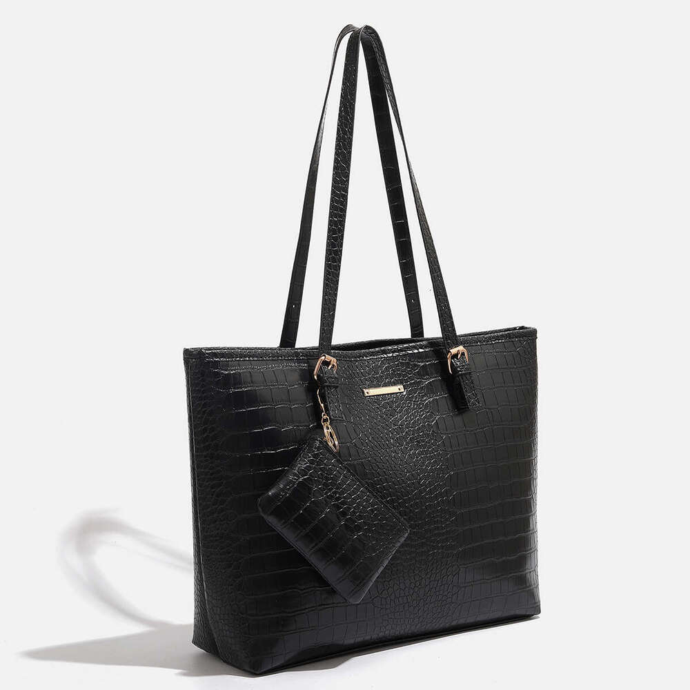 2024 Europe and the United States new two-piece women's handbag shoulder crocodile pattern simple fashion bag