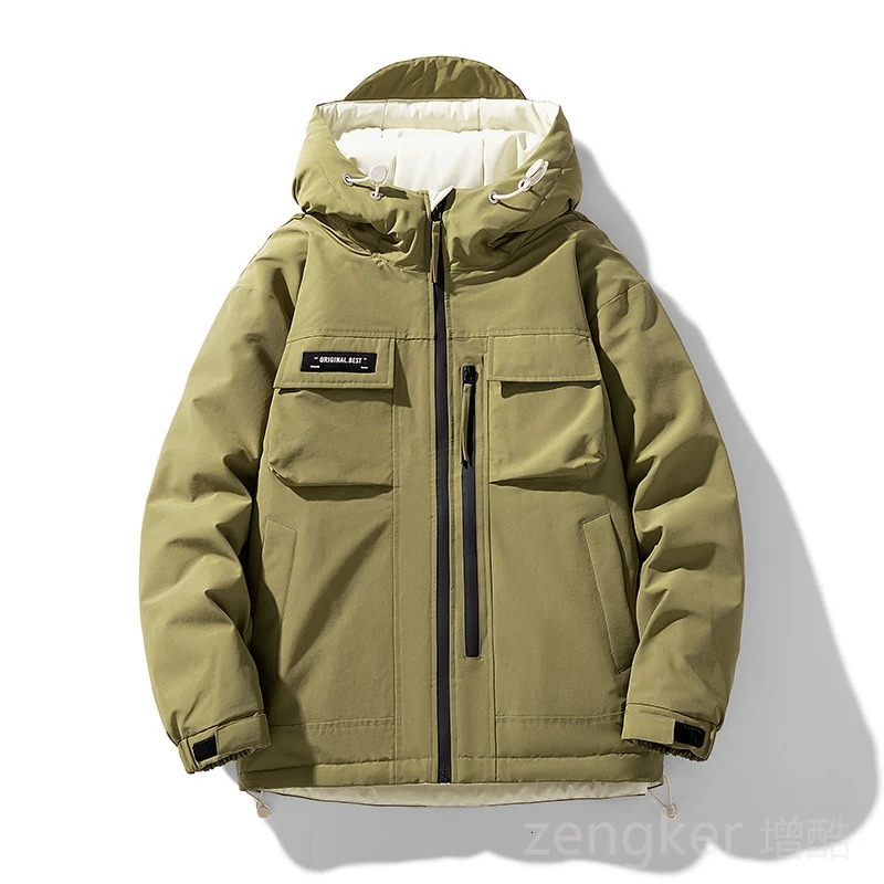 Winter large size mens down jacket men loose Waterproof Jacket plus size trend warm white duck down jacket mens tops 9XL 8xl 241111