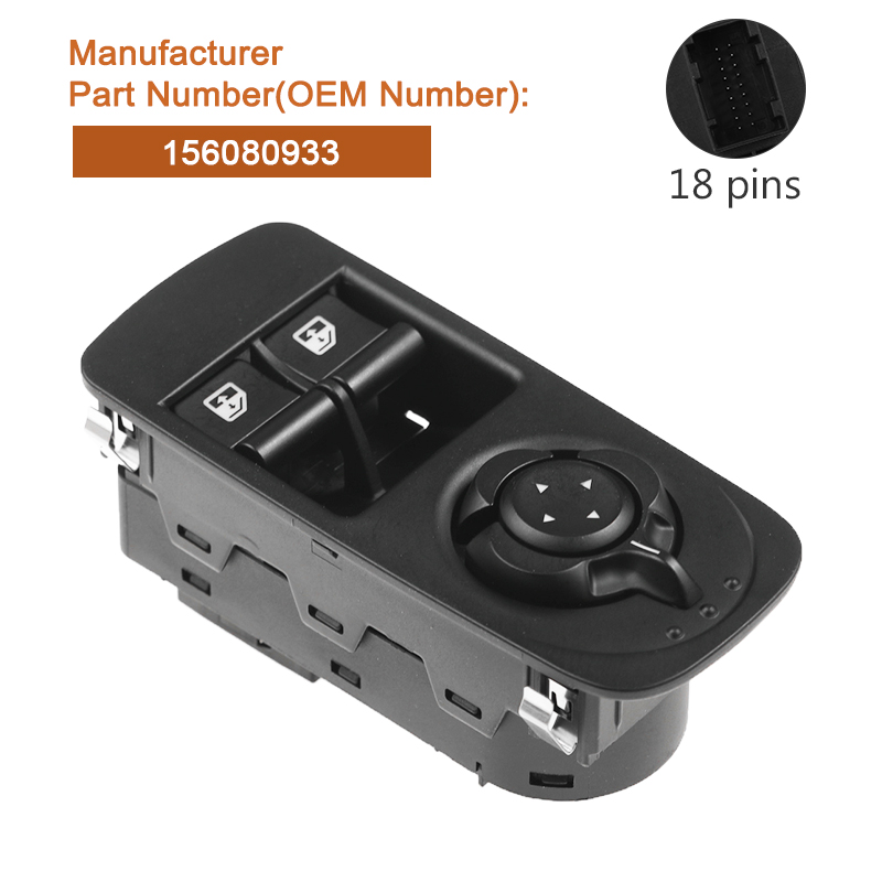 New 156080933 156085172 156083273 Window Switch High Quality Car Accessories For ALFA ROMEO Mito 955 2008-2018