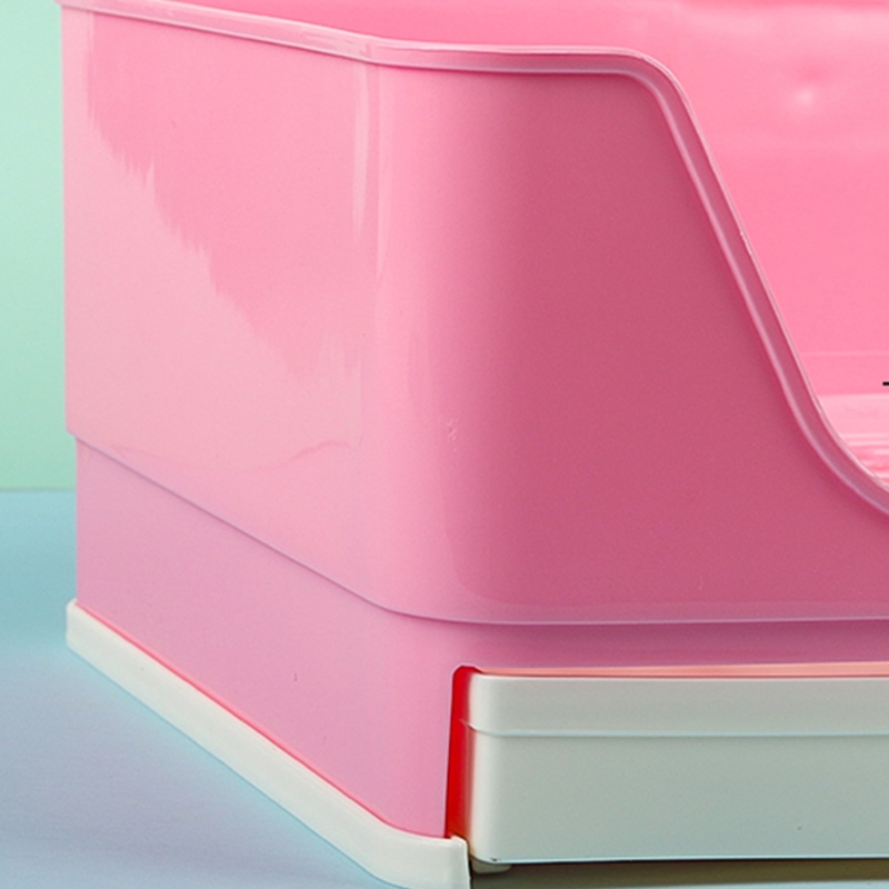 new Large Rabbit Corner Toilet House Litter Box with Drawer Bigger Pet Pan for Guinea Pigs Chinchilla Ferret Easy Operation
