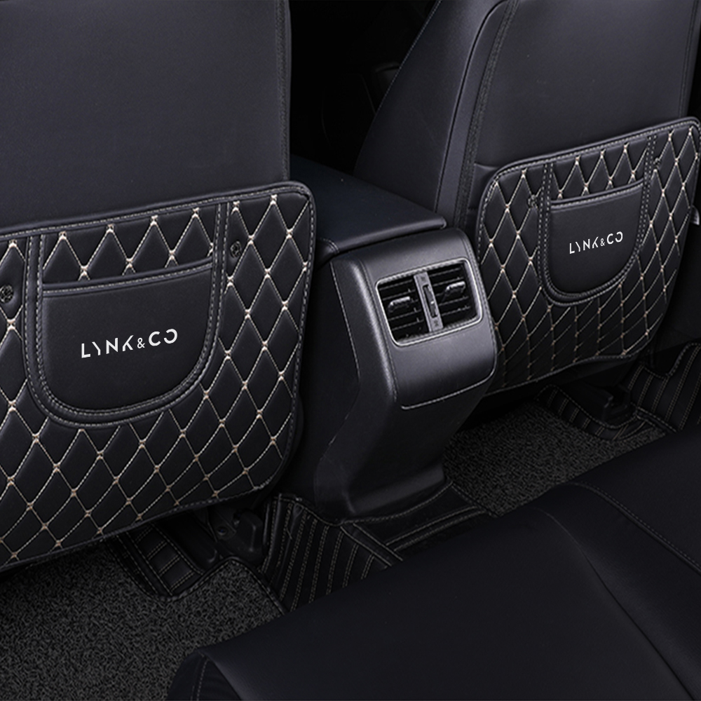 1Pc Car Seat Backrest Anti-kick Pad Anti- dirt Scratch Mat Auto Accessories For Geely Lynk & co 01 05 03 09 02 04 06 07 08 26668 5 c7976