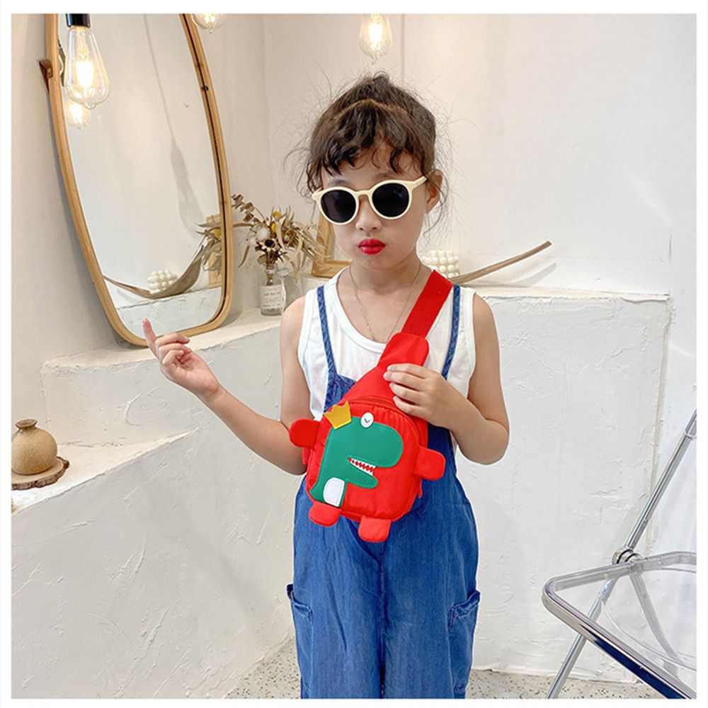 Little Kids Backpack Little Girls Mini Sling Backpack Funny Cartoon Dinosaur Print Travel Satchel Shoulder Messenger Bags