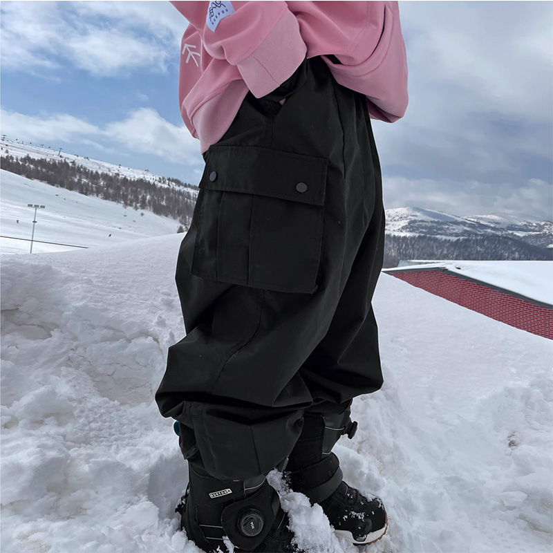 8 Colors Women's Ski Pants Outdoor Oversize Waterproof Snow Sports Bibs Trousers Winter Ski Snowboard Pants Oversize Cargo Pants