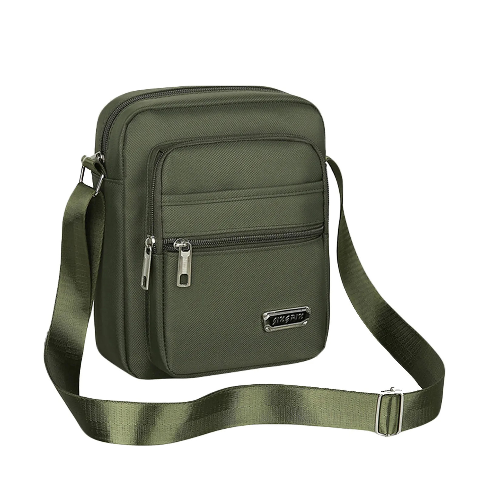 Four Layer Zipper Waterproof Single Shoulder Messenger Bag Business Wallet 241111