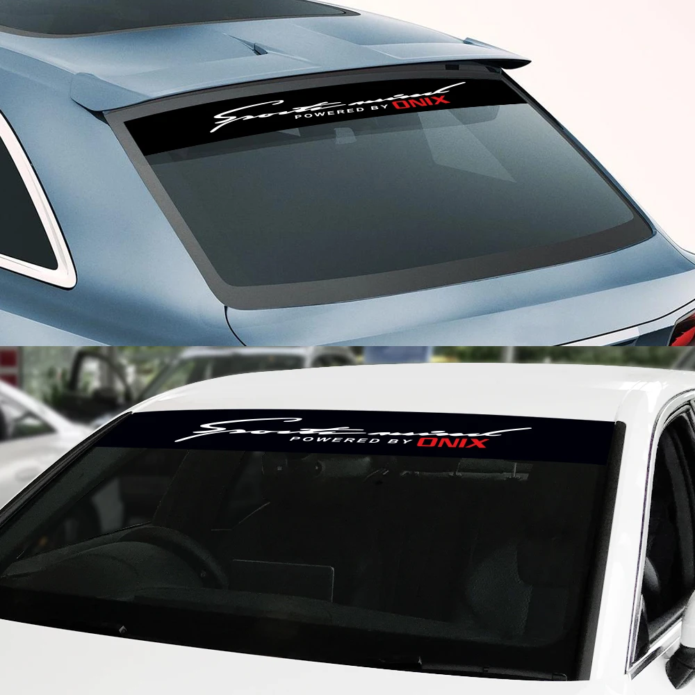 Car Front Windshield Stickers For Chevrolet CRUZE LACETTI SPARK AVEO TRACKER ONIX CORVETTE ORLANDO TRAILBLAZER SUBURBAN